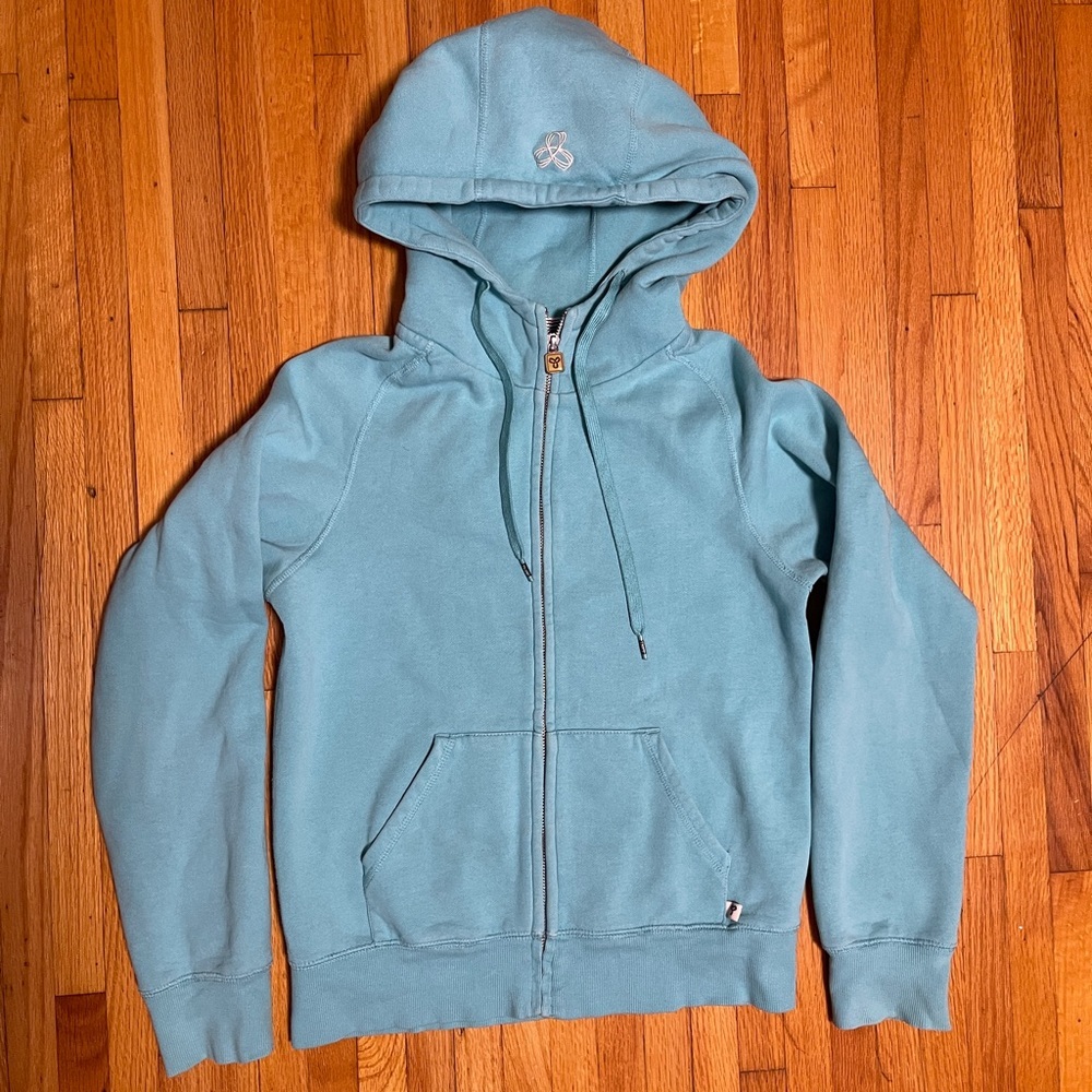 TNA Teal Zip-Up Hoodie